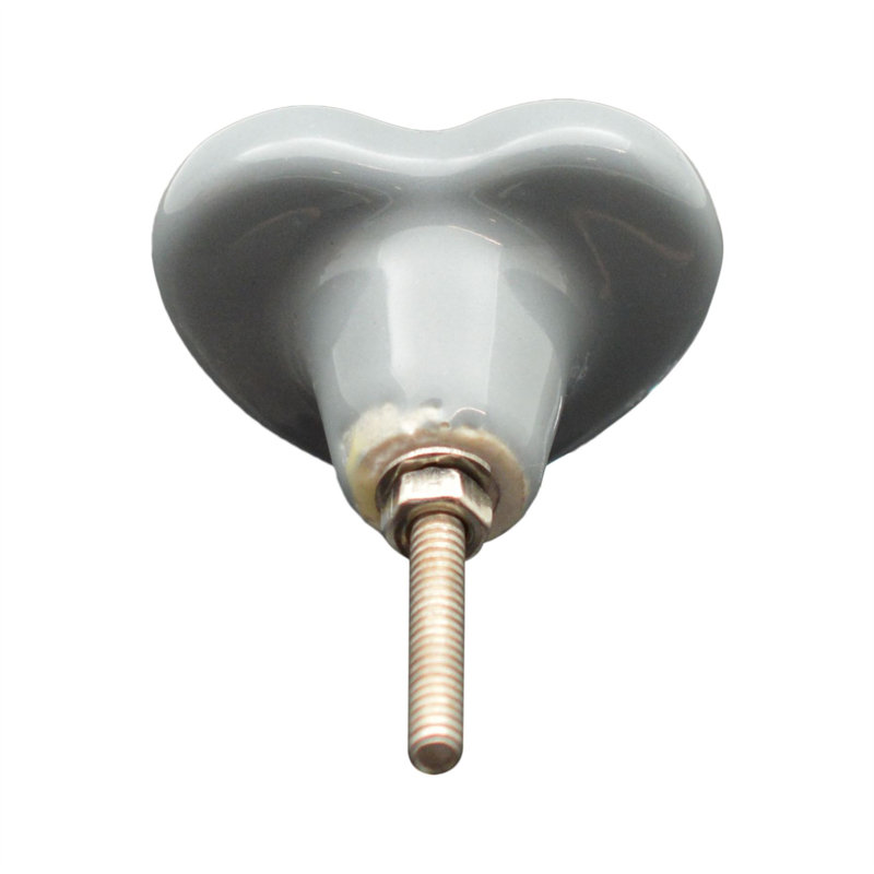 Nicola Spring - Ceramic Cabinet Knob, Grey