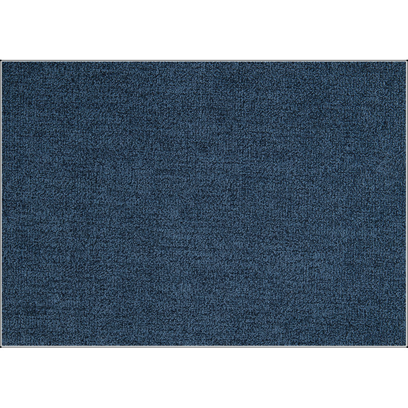 Chaise inclinable Modern Home Furniture avec tissu texturé bleu, garniture cloutée et mouvement d'inclinaison automatique pour un confort et un style ultimes