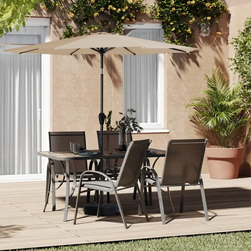  Parasol d'extérieur 90 po, Beige