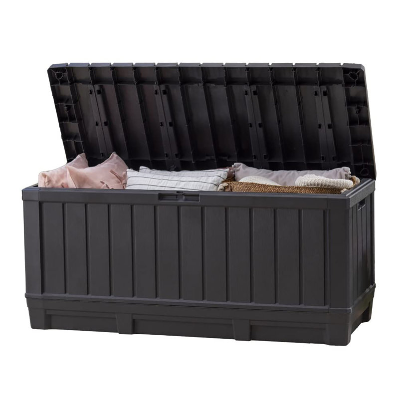 92 Gallon Resin Deck Box, Dark Gray