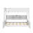 Twin XL Over Queen Bunk Bed With Storage Cabinets And USB Ports-1203978512