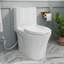 Toilette allongée une pièce à double chasse 1,1 gpf / 1,6 gpf avec hauteur confortable, siège et couvercle à fermeture en douceur