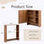 Armoire de rangement pour salle de bain avec miroir et armoire à serviettes pour salle de bain-118231409