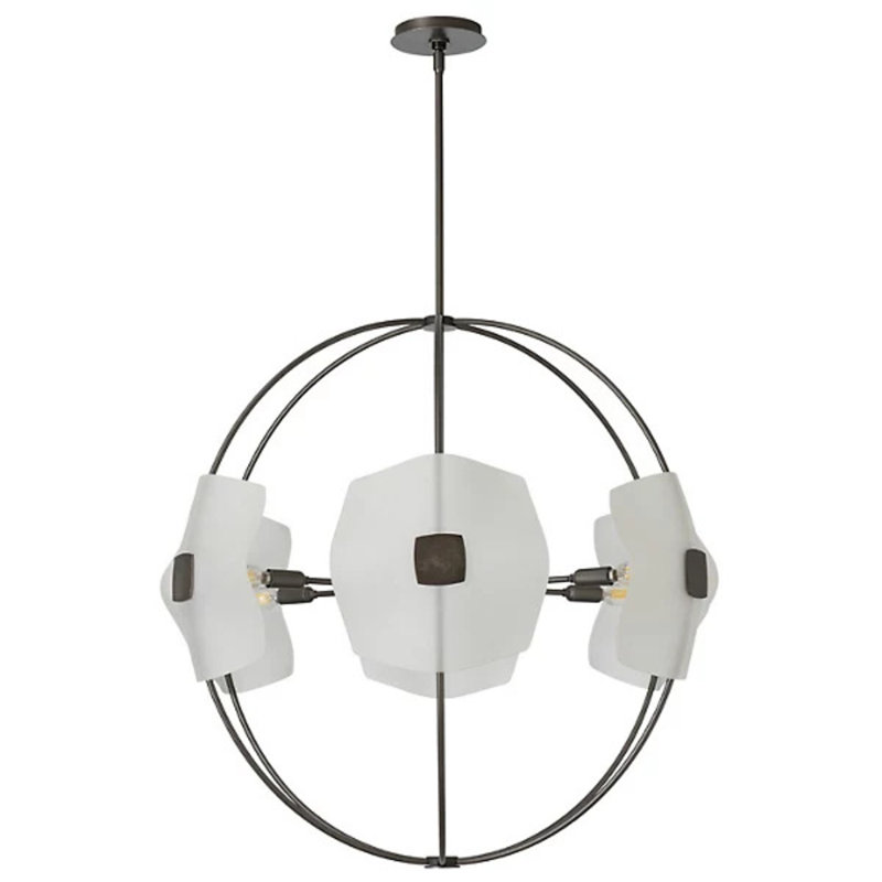 Astra Orb Large Pendant - Vintage Platinum, Bronze