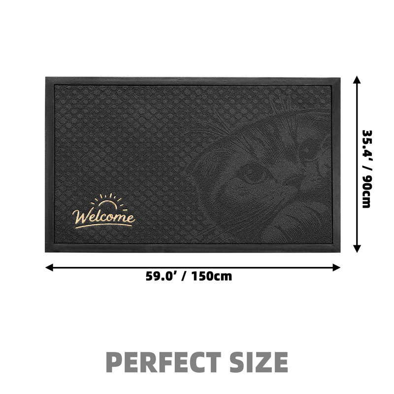 Non-Slip Indoor Doormat, 36" W x 59" L
