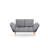 Halcombe 78.74" Linen Flared Arm Sleeper-2006134844