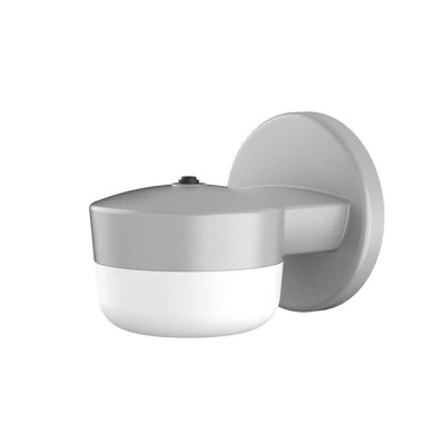 58F24854CCF4484483266C1EDA8DF2C4 Benton 5 In. LED Outdoor Wall Sconce W/ Photocell Grey, 30/40/50k