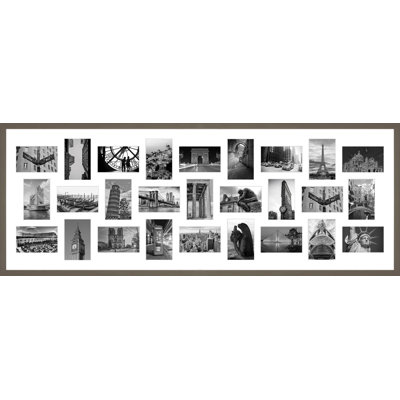 Kuwana Wood Picture Frame with Mat