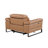 Top Grain Italian Leather Power Reclining Arm Chair with Power Headrests-649976436