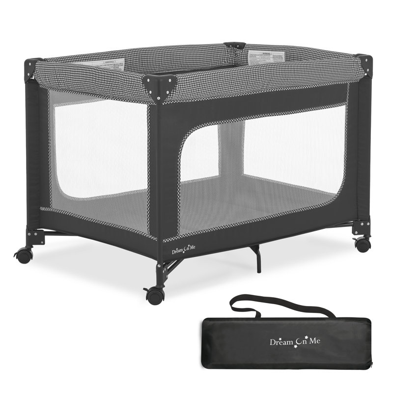 Dream On Me Ezgo Portable Playard, Black
