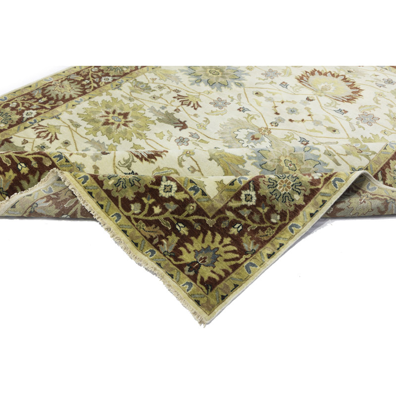 Tapis crème unique de 8 pi x 9 pi 10 po