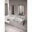 Eurocube® Alpine White Rectangular Wall Mount Bathroom Sink with Overflow-59241590