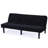 2 - Seater Black Corduroy Bed, Simple And Soft Design, Skin Corduroy, Wood Based Panel Seat, Button Decorated , Ideal For Living Room 66 Inch Comfortable Stylish, Solid Frame, Sponge Filled Cushions,-1994003762