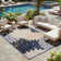 Ciann Floral Blue Multicolor Indoor / Outdoor Area Rug