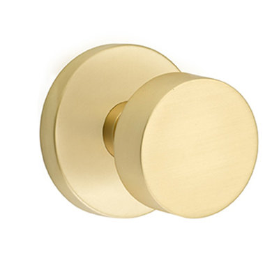 Ensemble de boutons d'intimité avec rosette à disque et bouton rond Emtek