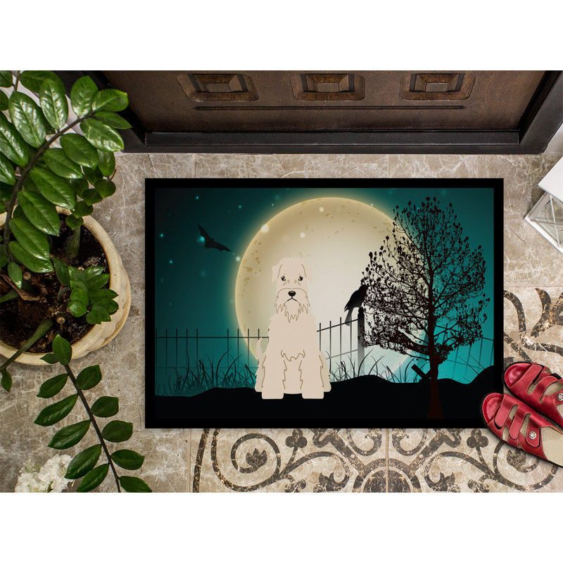 Paillasson d'extérieur à poil doux Caillo Halloween, Rectangle 2 pi x 3 pi