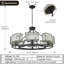 Lustre en cristal 10 lumières (noir)-581890471-555650960-539334029