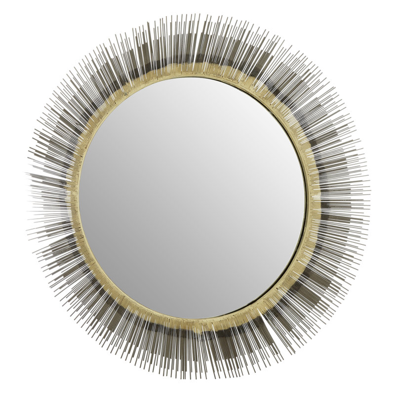 Buckland Metal Flat Wall Mirror