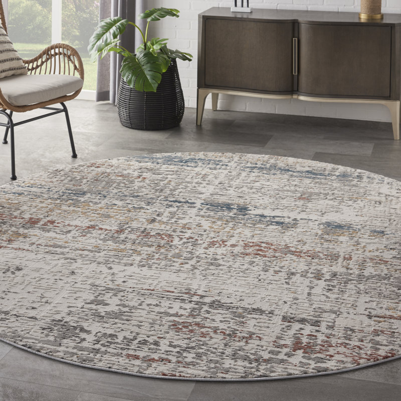 RUSTIC TEXTURES - Area Rug, Round 5'3"