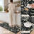 Floral Botanical Non-Slip Washable Kitchen Mats