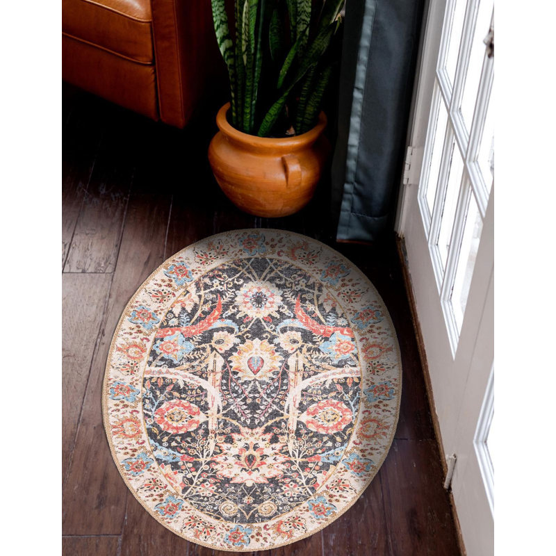 Tapis noir Huguenot, Ovale 2 pi x 3 pi 1 po