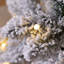 Arbre de Noël illuminé enneigé 7 pi avec 953 pointes et 380 lumières DEL bicolores, décoration de Noël élégante pour la maison, l'appartement, le bureau et les coins-845728547
