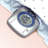 Modern & Contemporary Digital Electric Alarm Tabletop Clock in Silver