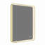 Miroir de salle de bain rectangulaire 28 po x 36 po à DEL, miroir de meuble-lavabo à cadre en métal avec lumières, antibuée, intensité réglable et 3 couleurs-456814147-449066936