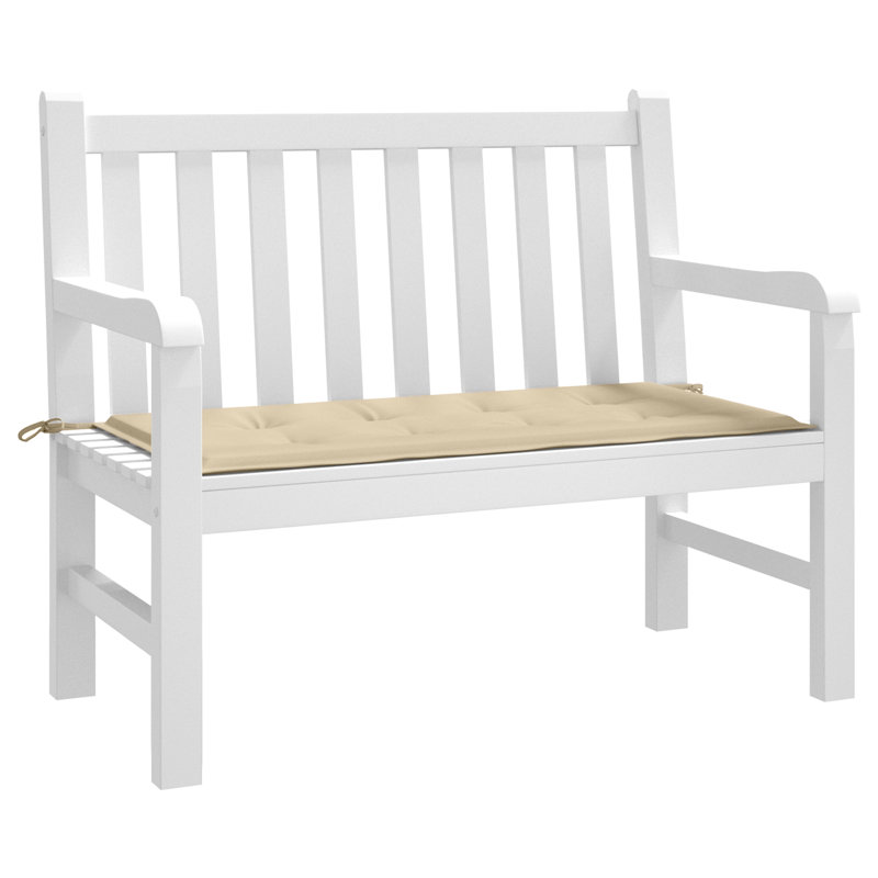 Outdoor Seat Cushion, 1.2" H x 47.2" W x 19.7" D, Beige