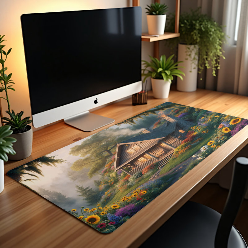 Polyester Desk Pad, 23.6x13.8