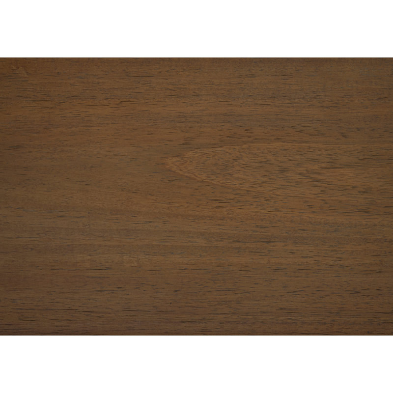 Table de chevet transitionnelle 1pc avec tiroir et tablette ouverte brun clair