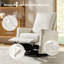 Fauteuil inclinable manuel, pivotant et berçant de 29,5 po Keech-1035964684