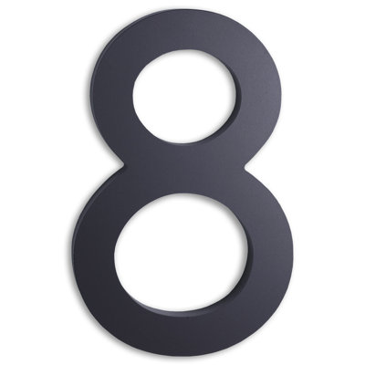 8'' Modern Floating Acrylic House Numbers