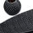 Black 3 Piece Tealight Candle Holder and Tray Set
