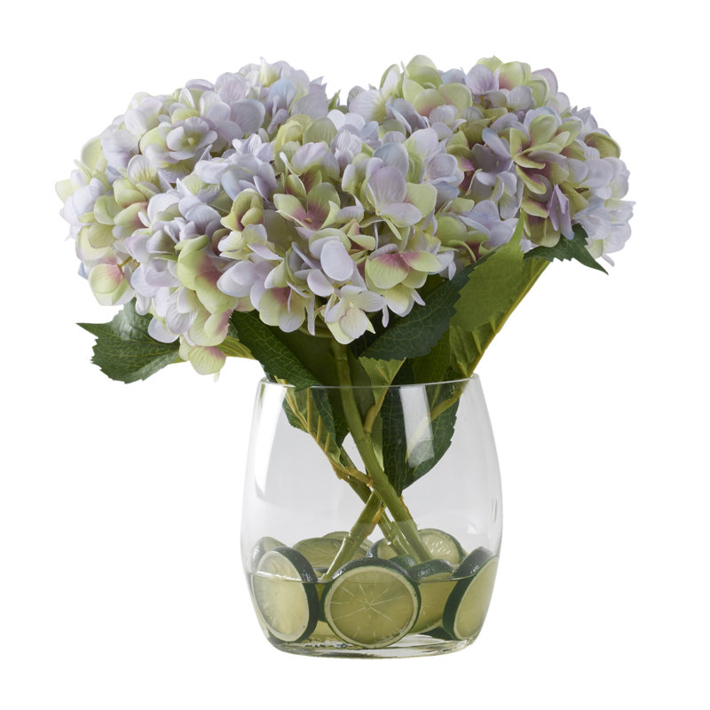 Hydrangea Arrangement in Vase