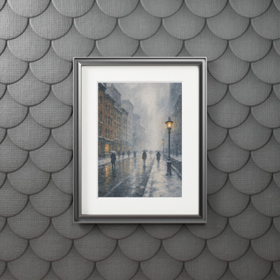 Clinger Single Picture Frame Print