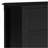 Burlington 30 Inch Wide  Wood Low Storage Cabinet In Black