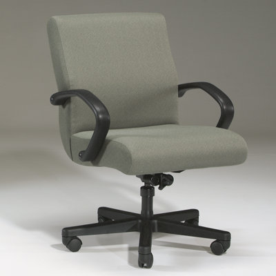 Triune Business Furniture Genuine Leather Conference Chair