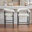 Ensemble de 2 tabourets de bar rembourrés modernes, tables non comprises-871234502