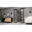 Metal Frame With Glass Barn Door