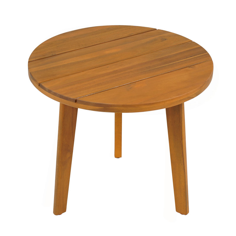 Acacia Round Outdoor Side Table