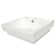 Plaza Ceramic Rectangular Drop In Bathroom Sink with Overflow