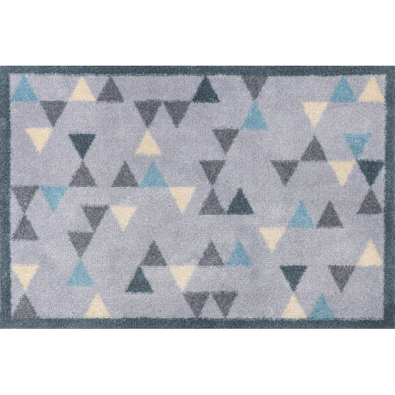 Non-Slip Geometric Indoor Doormat
