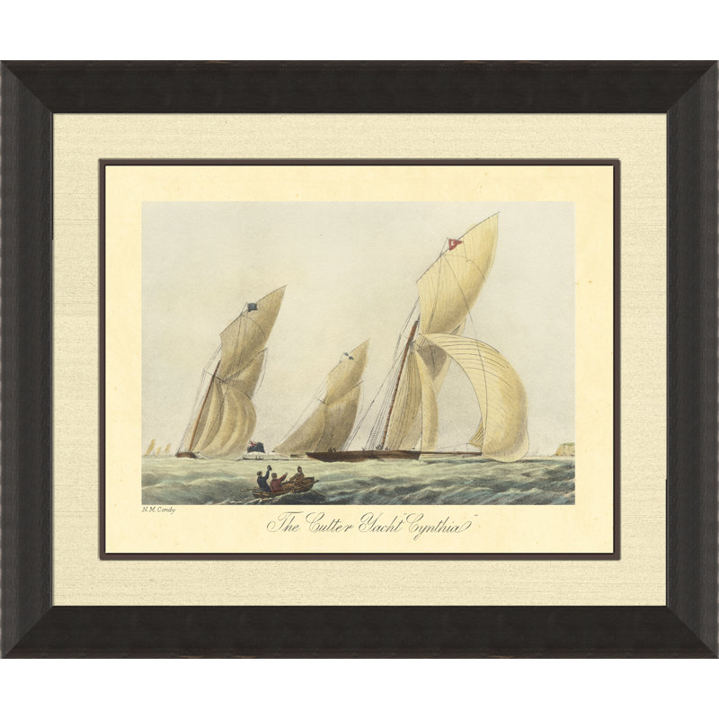 The Cutter Yacht Cynthia Painting