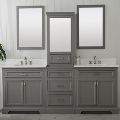 Ensemble de meuble-lavabo double 84 po Arruda