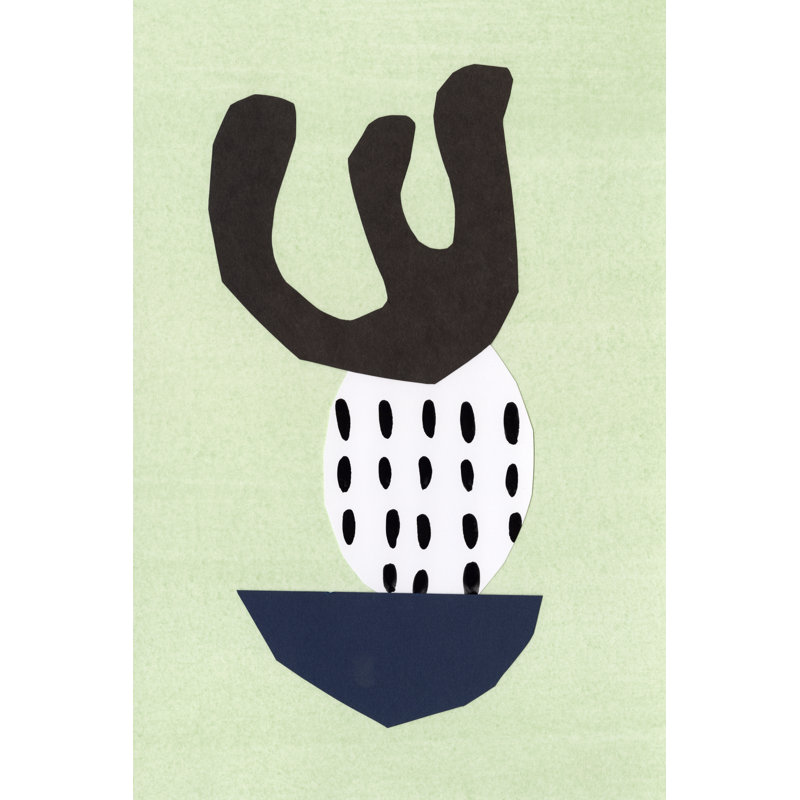 Quirks II by Renee W. Stramel - Painting Print, 91cm H x 61cm W, Black Floater Framed