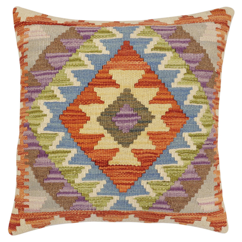 Housse et insert de coussin carré 100% laine 