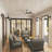 Sena Matte Black Steel Outdoor Adjustable Angle Barn Wall Light