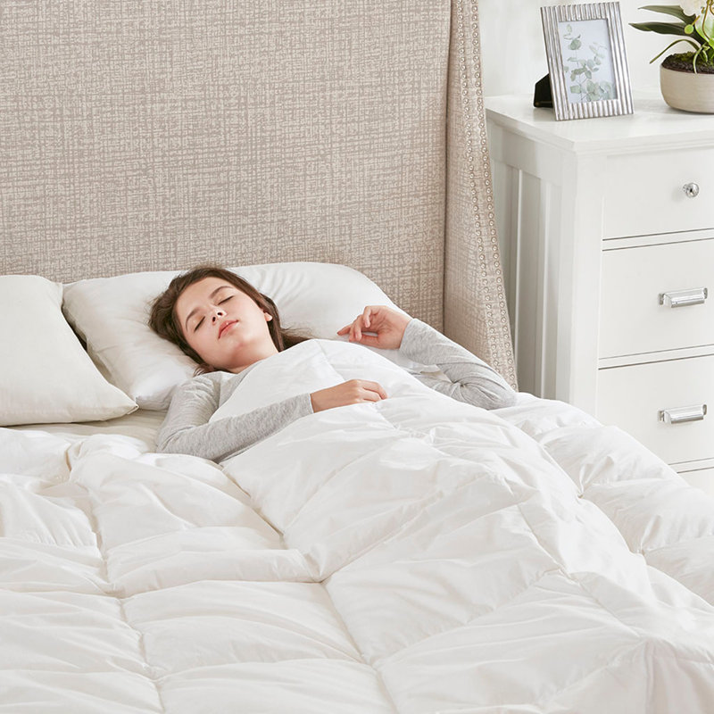 Édredon surdimensionné en duvet 100% coton