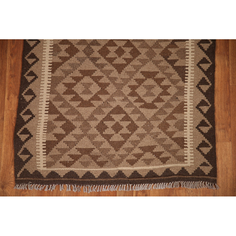 Kilim Reversible Wool Area Rug 3x5